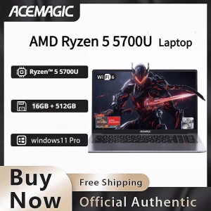 15.6" FHD IPS Display Laptop AMD Ryzen