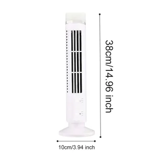 LED Tower Fan Bladeless Tower Fan 90 Degree Oscillating
