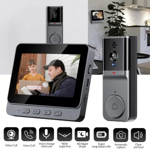 4.3'' Smart IPS Screen Video Intercom Night Vision