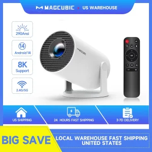 Mini Portable Pro Projector 8K Full HD Outdoor Projector