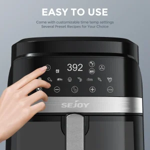 Air Fryer 8-in-1,6 Quart Electric Hot Fryer