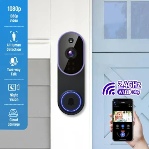 Smart Wireless Video Doorbell Camera Night Vision