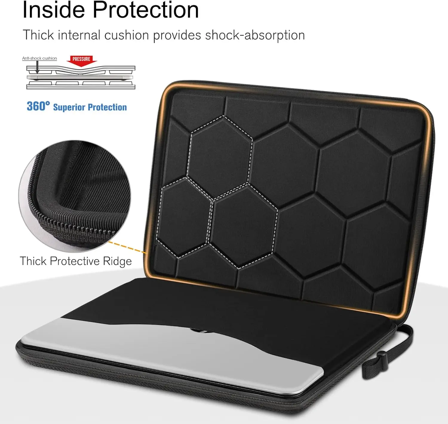 Hard Laptop Sleeve Case Computer Bag - Image 2