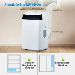 14000 BTU Portable Air Conditioners 3-In-1 - Thumbnail Image 3