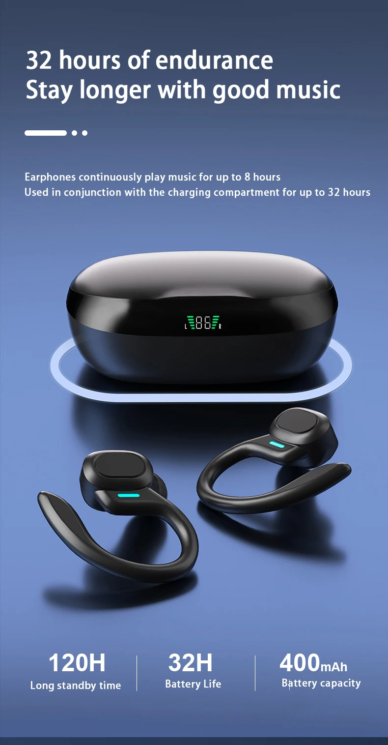 Bluetooth Earbuds Wireless Earphones Sport - Image 4